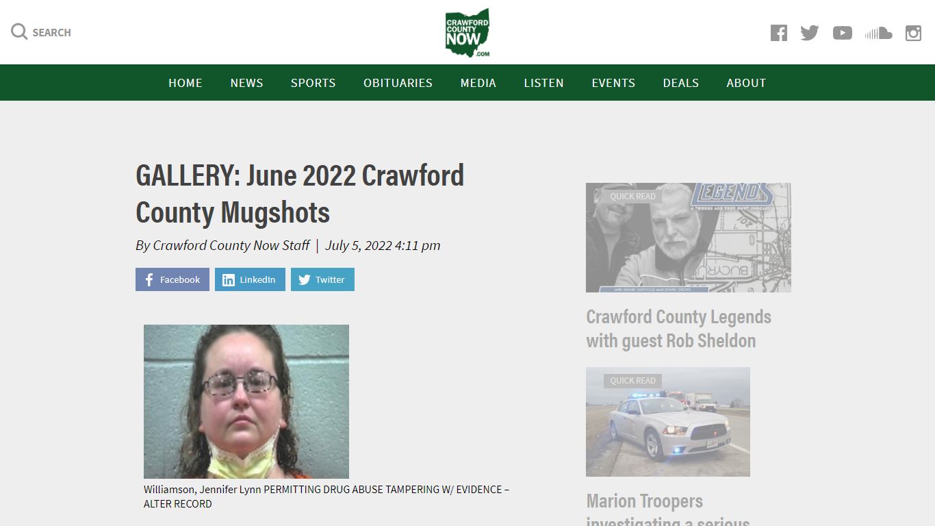 GALLERY: June 2022 Crawford County Mugshots